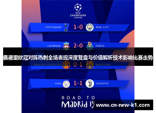 佩德里欧冠对阵热刺全场表现深度复盘与价值解析技术影响比赛走势